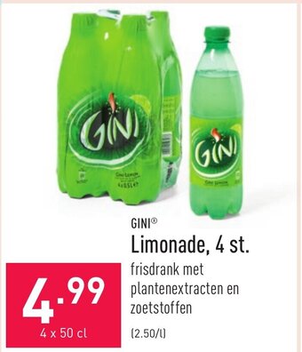 ALDI Limonade aanbieding