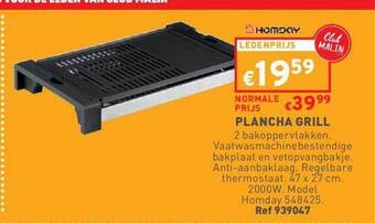 Plancha grill