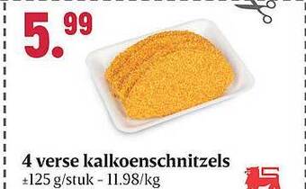 Bon Ap Verse kalkoenschnitzels aanbieding