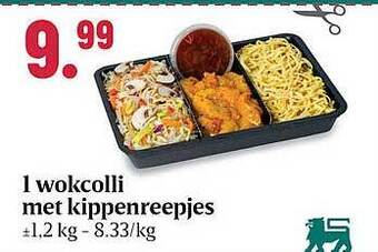 Bon Ap Wokcolli met kippenreepjes aanbieding