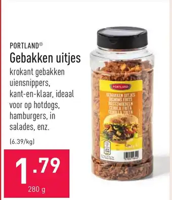 ALDI Gebakken uitjes 280 aanbieding