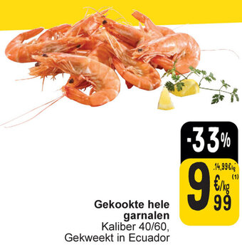 Cora Gekookte hele garnalen aanbieding