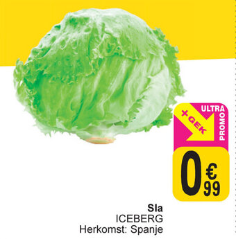 Cora Sla Iceberg aanbieding
