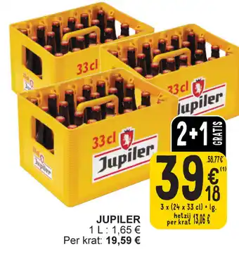 Cora Jupiler 3 x (24 x 33cl) + lg aanbieding
