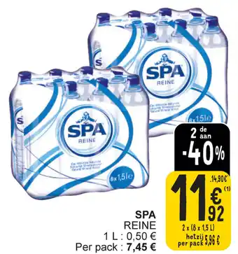 Cora Spa Reine 2 x (8 x 1.5L) aanbieding