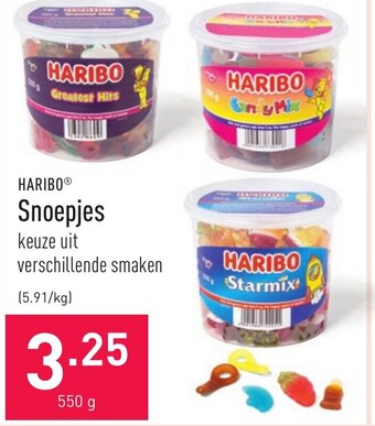 ALDI Snoepjes 550g aanbieding