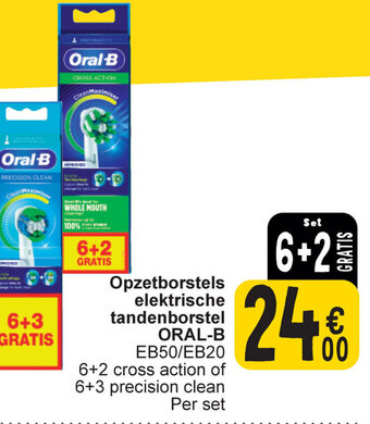 Cora Oral-B Opzetborstels Elektrische Tandenborstel aanbieding