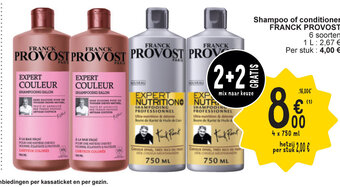 Cora Franck Provost Shampoo of Conditioner 4 x 750ml aanbieding
