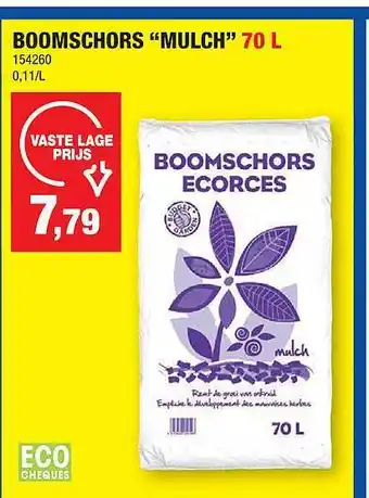 Hubo Boomschors mulch aanbieding