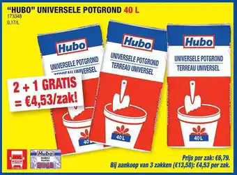 Hubo Hubo universele potgrond aanbieding