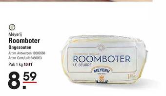 Sligro Meyerij roomboter aanbieding