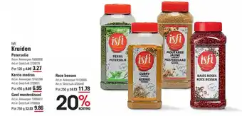 Sligro Isfi kruiden aanbieding