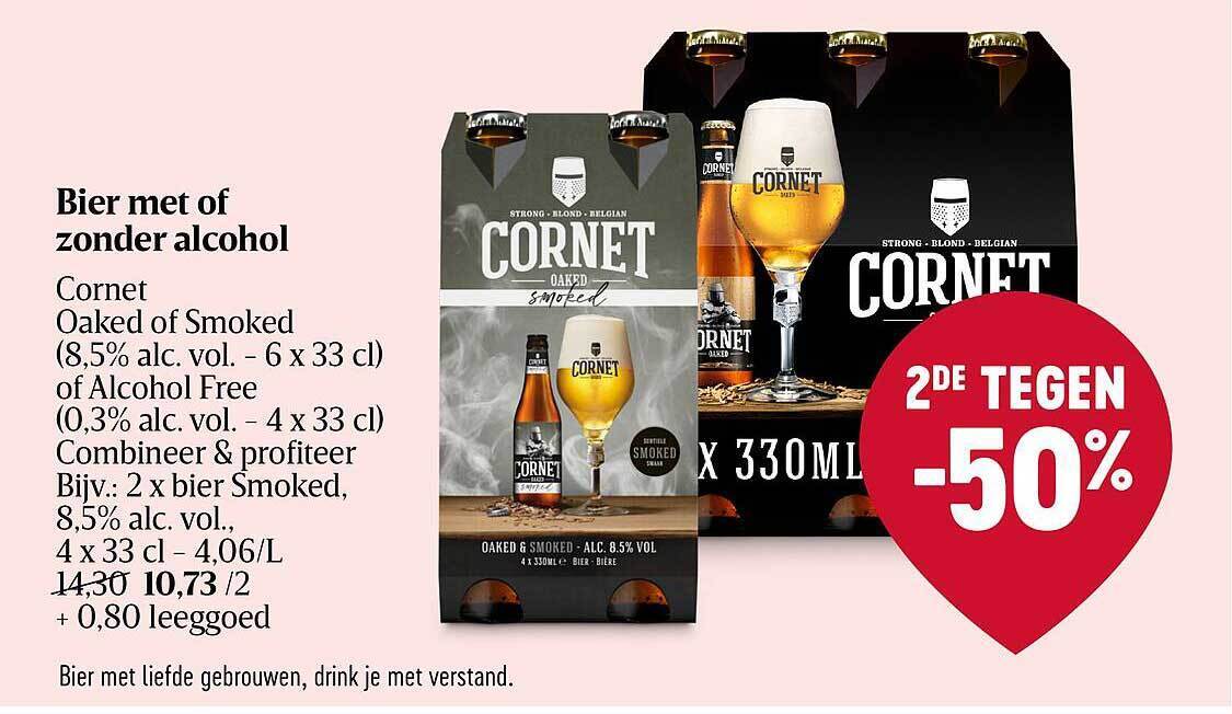 Bier met of zonder alcohol oaked of smoked of alcohol free