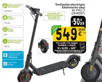 Xiaomi Trottinette Electrique Elektrische MI Pro 2