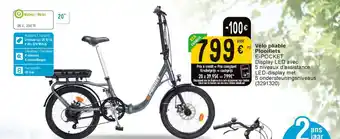 E-Pocket Velo Pliable Plooifiets