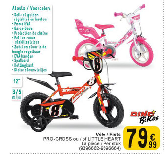 Cora Velo / Fiets Pro-Cross ou / of Little Heart aanbieding