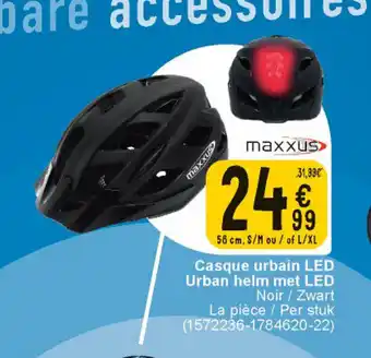 Cora Maxxus Casque Urbain LED Urban Helm Met LED Noir / Zwart aanbieding