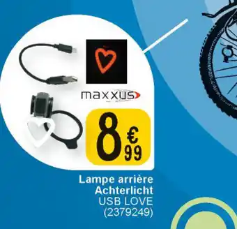 Cora Lampe Arriere Achterlicht USB Love aanbieding