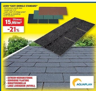 Leien “easy-shingle standard”