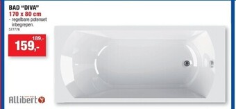 Hubo Bad “diva” 170 x 80 cm aanbieding