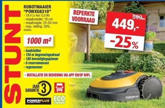 Hubo Robotmaaier “powxg6310” aanbieding