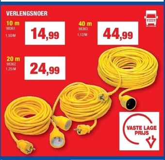 Hubo Verlengsnoer 10 m aanbieding