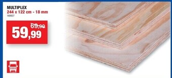 Hubo Multiplex 244 x 122 cm - 18 mm aanbieding