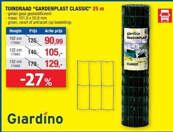 Hubo Tuindraad “gardenplast classic” 25 m aanbieding