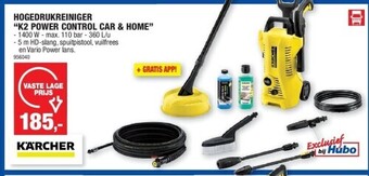 Hubo Hogedrukreiniger “k2 power control car & home” aanbieding