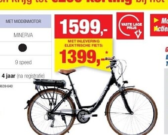 Hubo Met voorwielmotor minerva aanbieding