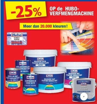 Hubo Op de hubo- verfmengmachine aanbieding