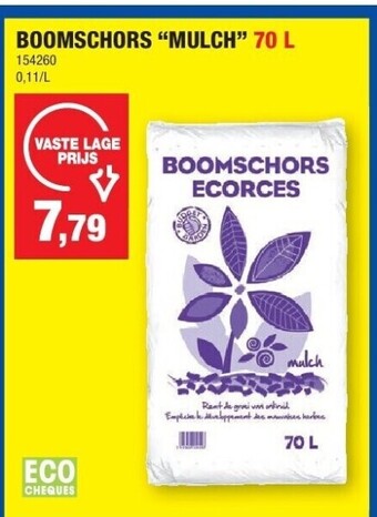 Hubo Boomschors “mulch” 70 l aanbieding