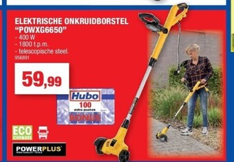 Hubo Elektrische onkruidborstel “powxg6650” aanbieding