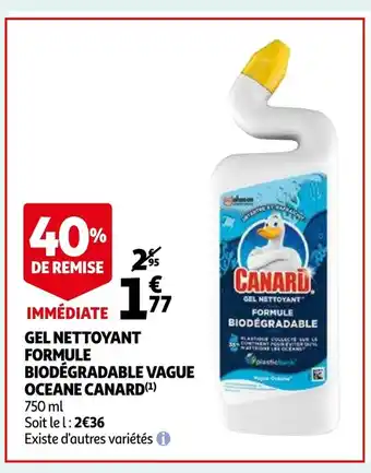 Canard gel nettoyant formule biodegradable vague oceane canard 750ml