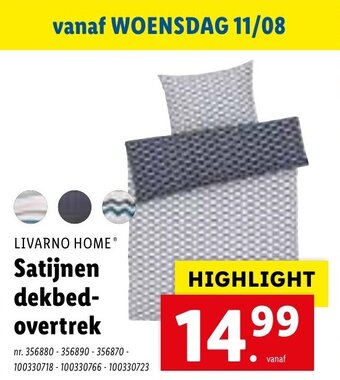 Satijnen dekbed overtrek