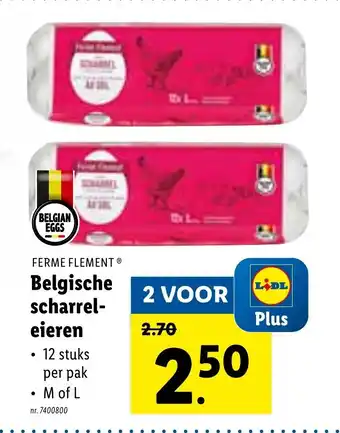 Lidl Belgische scharrel eieren aanbieding