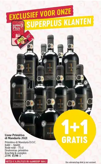 Uone primitivo di manduria 2021