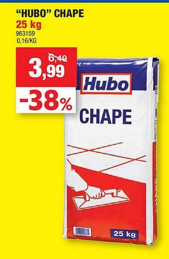 Hubo Hubo chape aanbieding