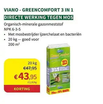 Horta Viano - greencomfort 3 in 1 aanbieding