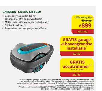 Horta Gardena - sileno city 350 aanbieding