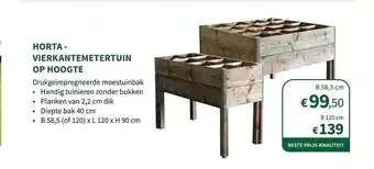 Horta - vierkantemetertuin op hoogte