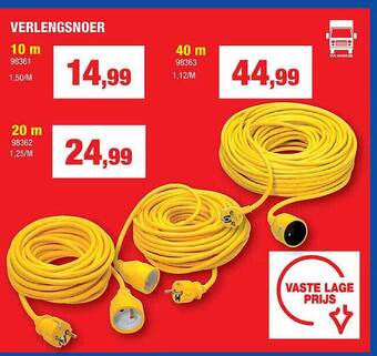 Hubo Verlengsnoer aanbieding