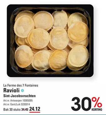 Sligro La ferme des 7 fontaines ravioli aanbieding