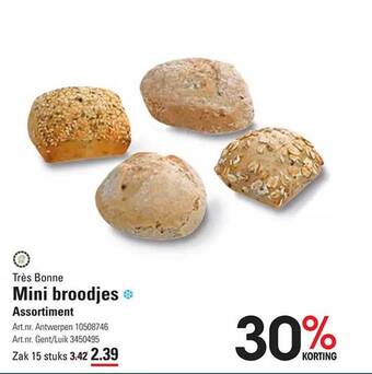 Très bonne mini broodjes
