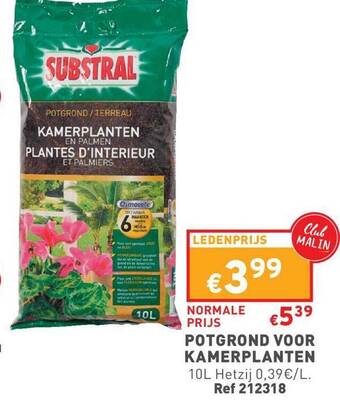 Trafic Potgrond voor kamerplanten aanbieding