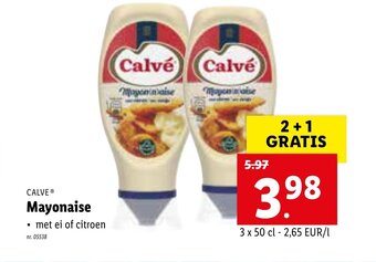 Lidl Mayonaise aanbieding