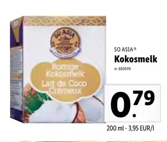Lidl Kokosmelk 200ml aanbieding
