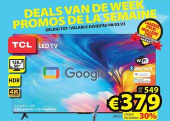 ElectroStock Tcl led tv aanbieding