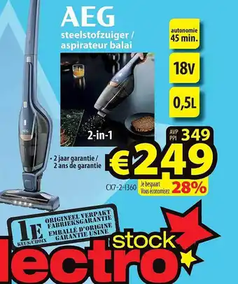 Aeg steelstofzuiger