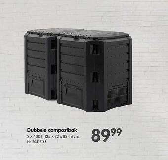 Fun Dubbele compostbak aanbieding